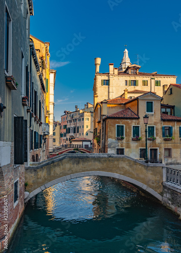 old canals houses and streets of venice