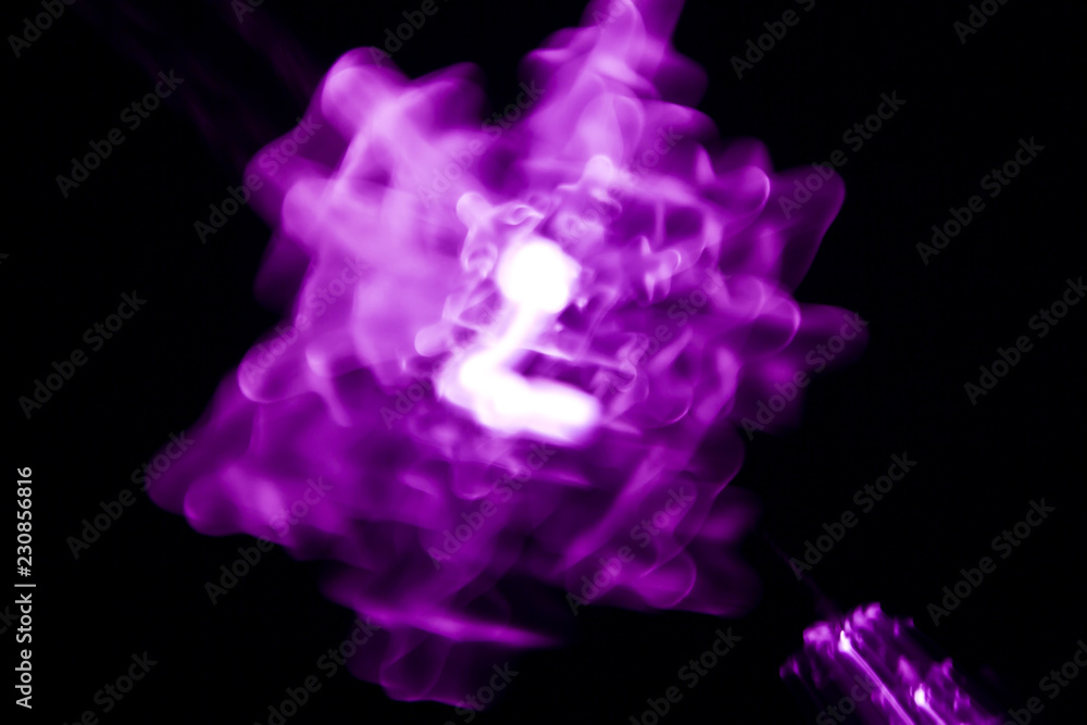Glowing Christmas garland in the shape of hearts Glowing Christmas garland in the shape of hearts