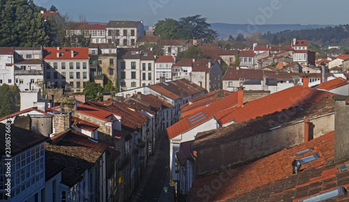 The city of santiago in spain