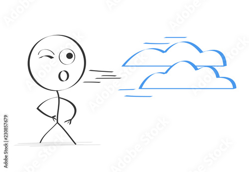 blow away