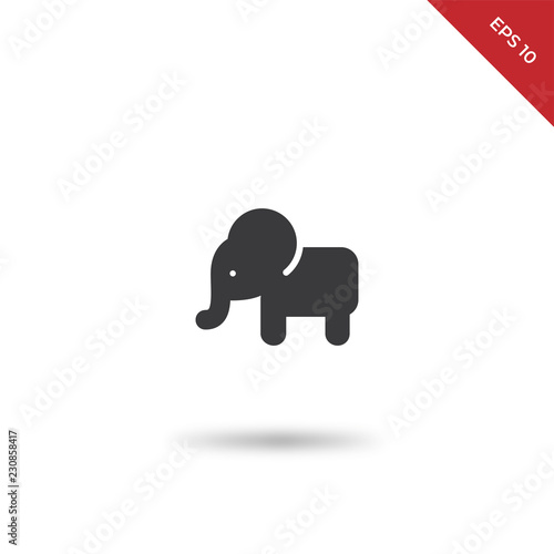 Elephant vector icon