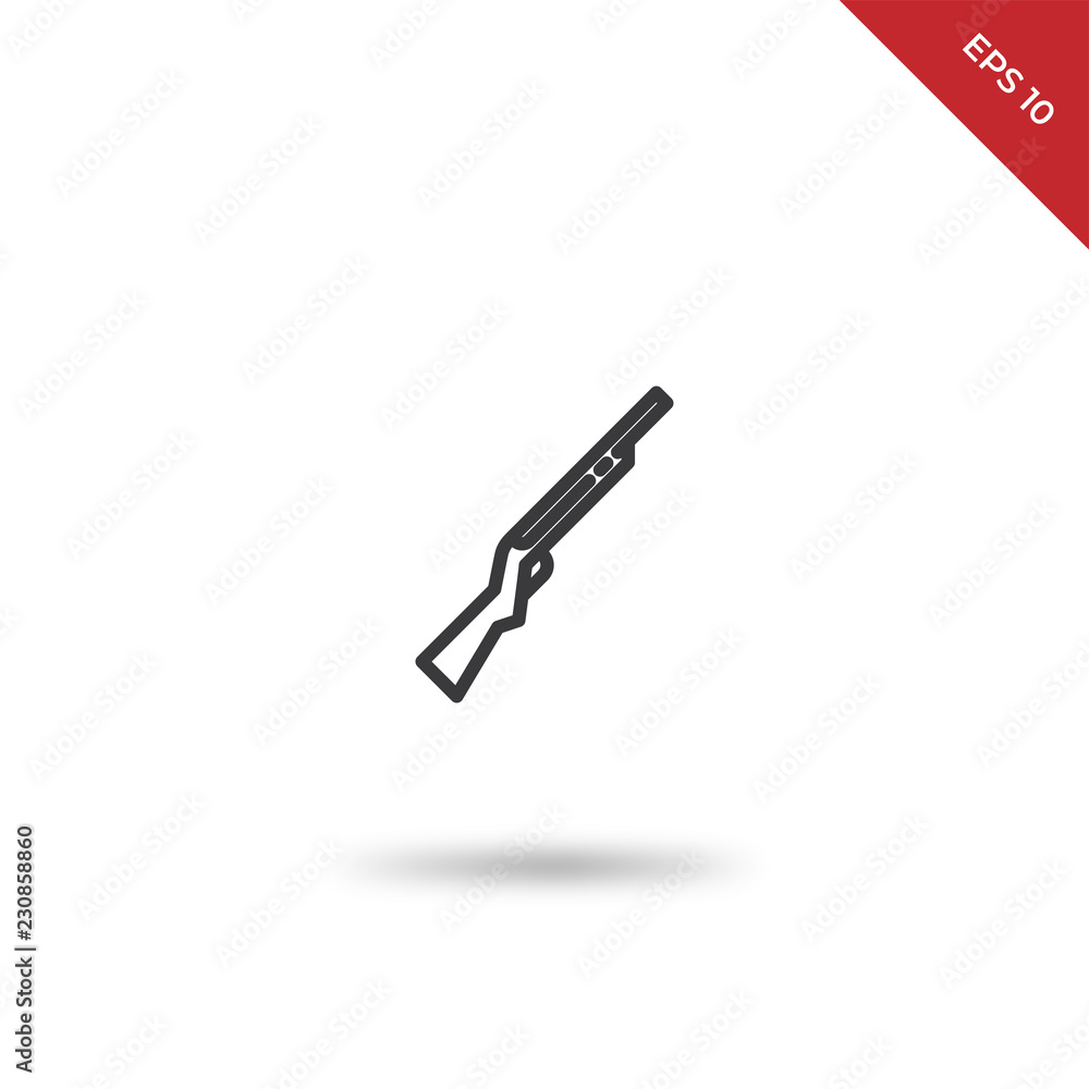 Rifle vector icon Rifle vector icon