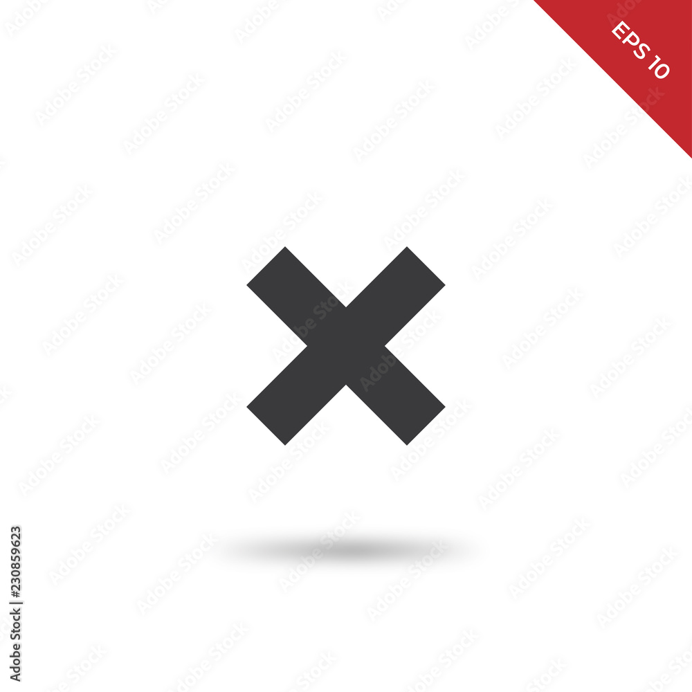 Multiply vector icon Multiply vector icon