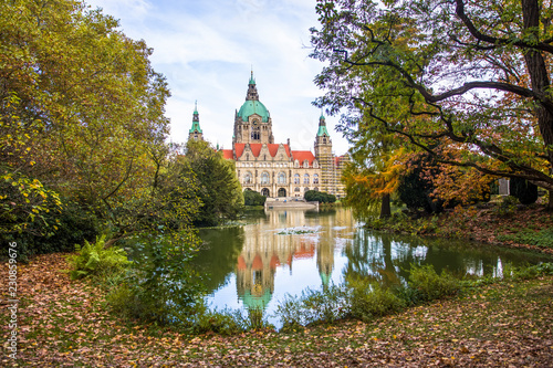 New Town Hall in Hanover, Germany photo