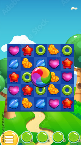 Match 3 Game Candies/ Game Reskin Asset