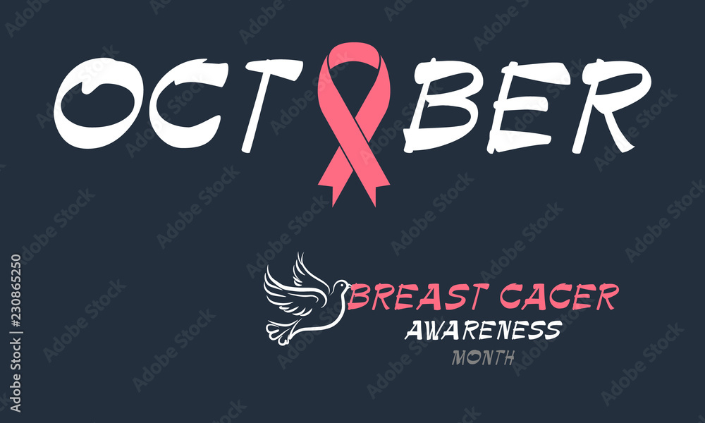 Poster, banner for breast cancer awareness campaign.World October Breast Cancer Awareness Month Banner. Pink stroke and text. Medical Design Poster, banner for breast cancer awareness campaign.World October Breast Cancer Awareness Month Banner. Pink stroke and text. Medical Design