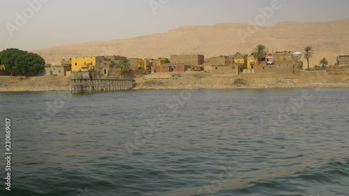 Landscapes with a City of the Nile River