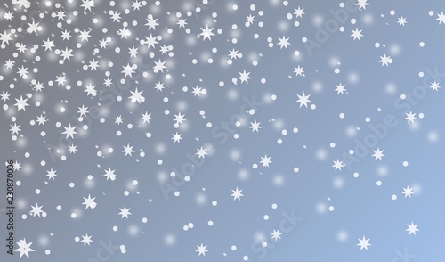 abstract winter background with snowflakes