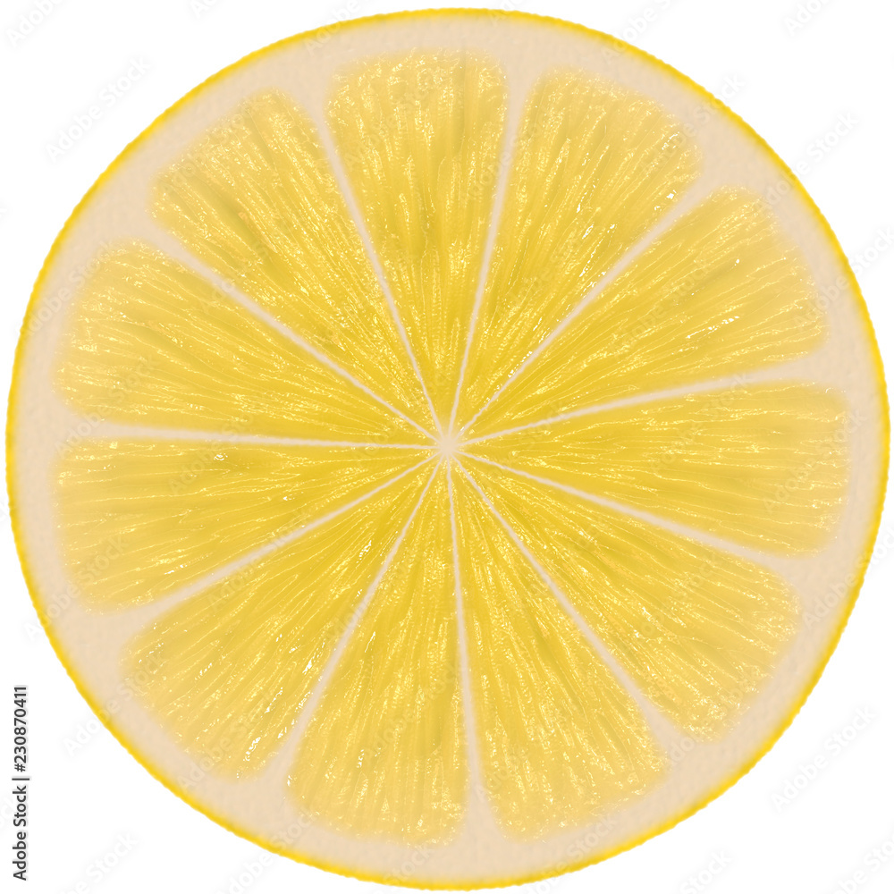 transparent lemon slice white background texture, computer art Stock  Illustration | Adobe Stock