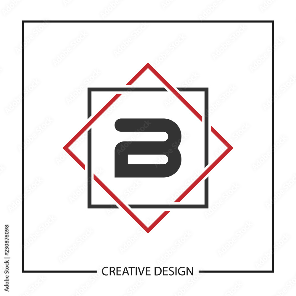Initial Letter B Logo Template Design Vector Illustration Initial Letter B Logo Template Design Vector Illustration