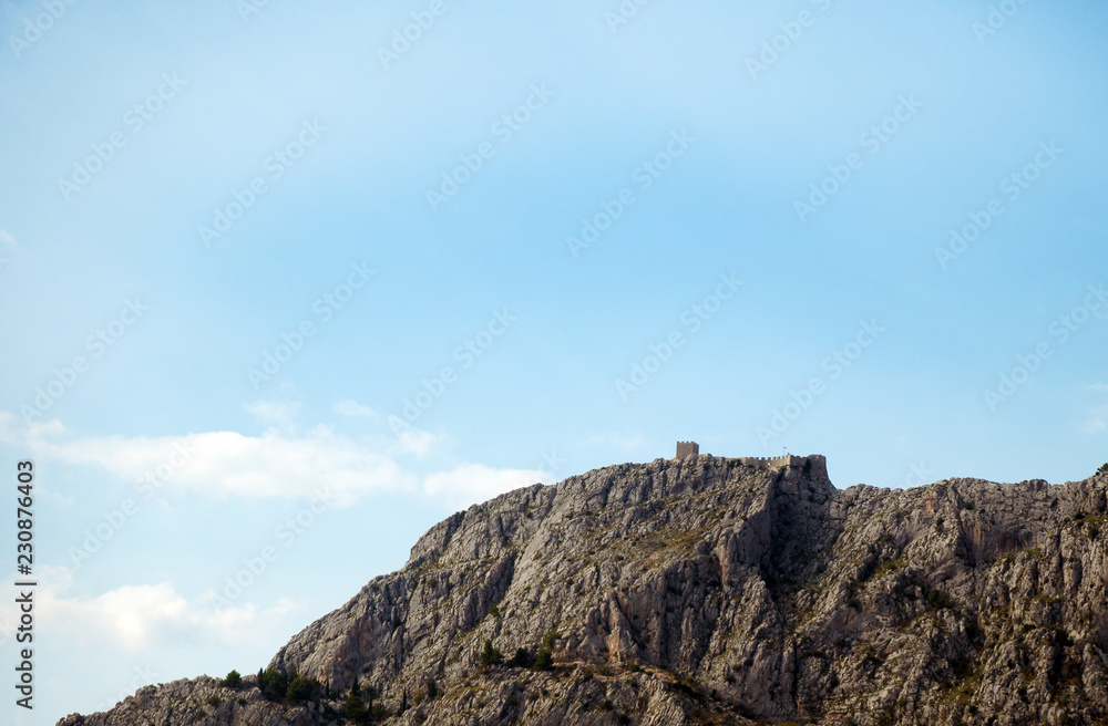 Starigrad Fortress near Omis in Split-Dalmatia county, in Croatia.