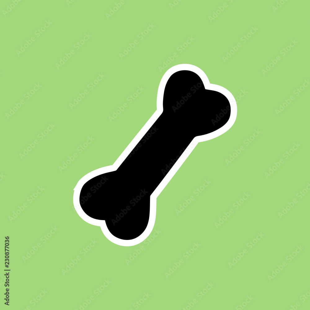 dog bone icon. vector illustration dog bone icon. vector illustration