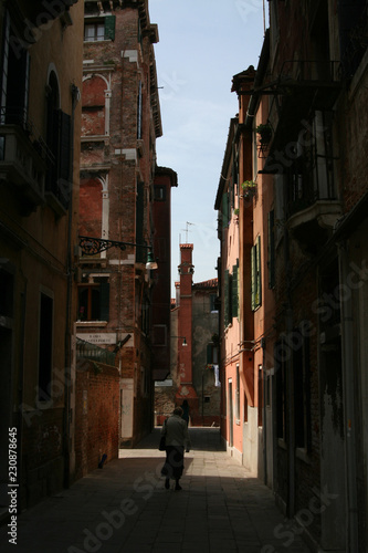 Venice  calle in the shade