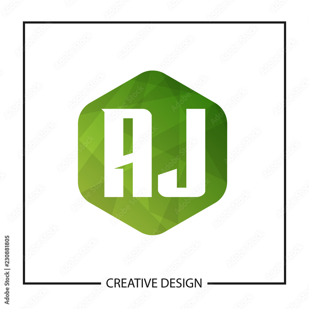 Initial Letter AJ Logo Template Design Vector Illustration Initial Letter AJ Logo Template Design Vector Illustration