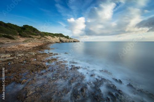 Playa de Sant Tomàs, Menorca, Long Exposure 600 sec