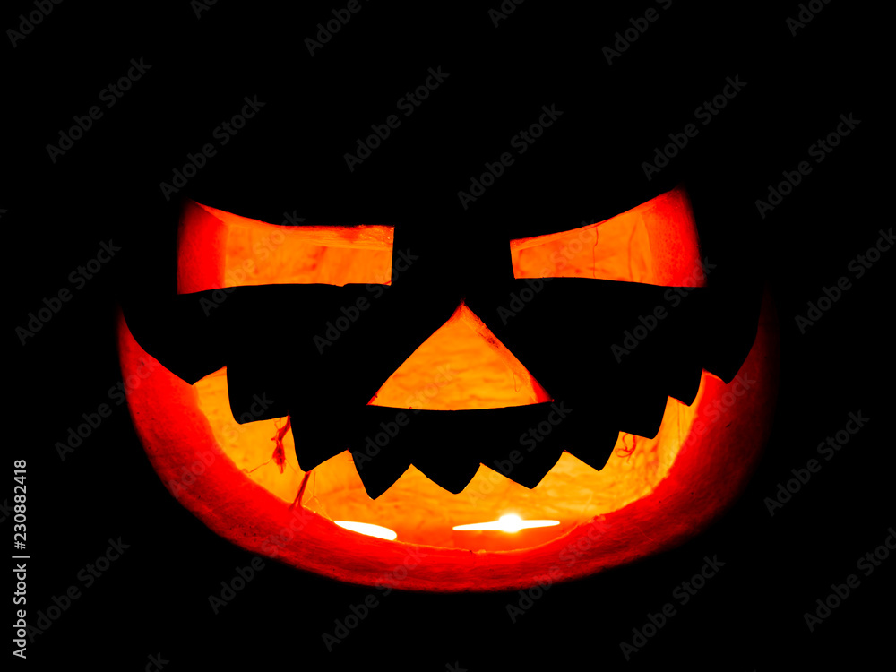 Pumpkin Face with a huge smile Pumpkin Face with a huge smile