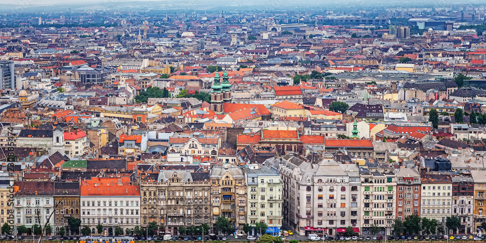 Panorama Cityscape of Budapest Inner City
