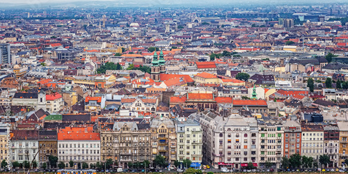 Panorama Cityscape of Budapest Inner City