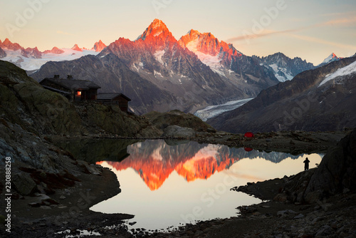 Crystal Lakes Chamonix in the Alps