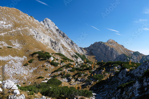 Mali Draski vrh mountain in autumn in Slovenia photo