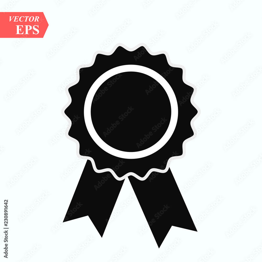 Medal Icon in trendy flat style isolated on grey background. Medal symbol for your web site design, logo, app, UI. Vector illustration, EPS10.