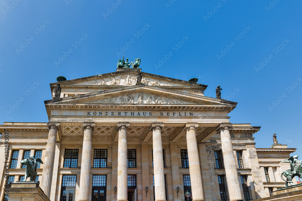 Konzerthaus on Gendarmenmarkt square in Berlin downtown, Germany.