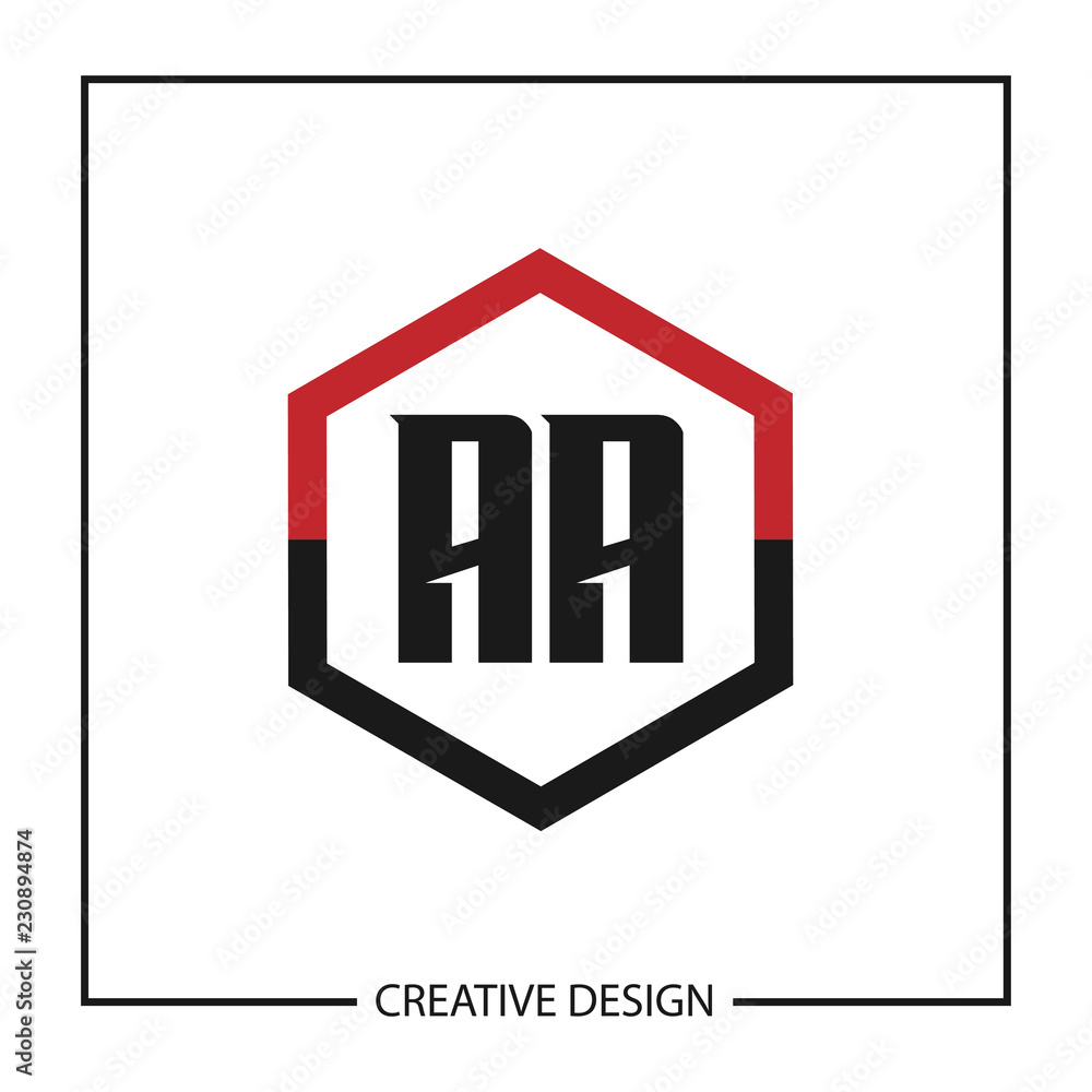 Initial Letter AA Logo Template Design Vector Illustration