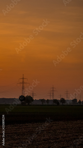 Smartphone HD wallpaper of beautiful sunset near Aholming © Martin Erdniss