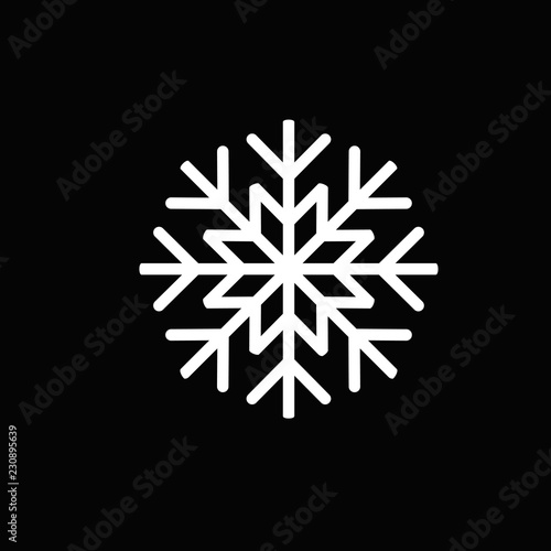 Snowflake Icon graphic. 