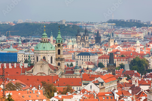 Prague. Aerial view of the city.