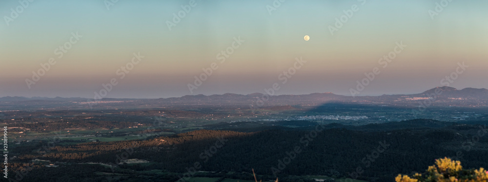 Obraz premium View from Randa, Mallorca