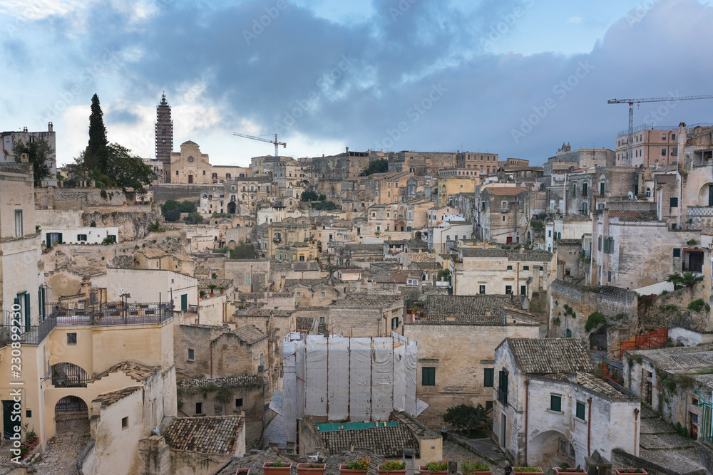 best view of the Matera skyline, panorama of Matera, Matera capital of culture