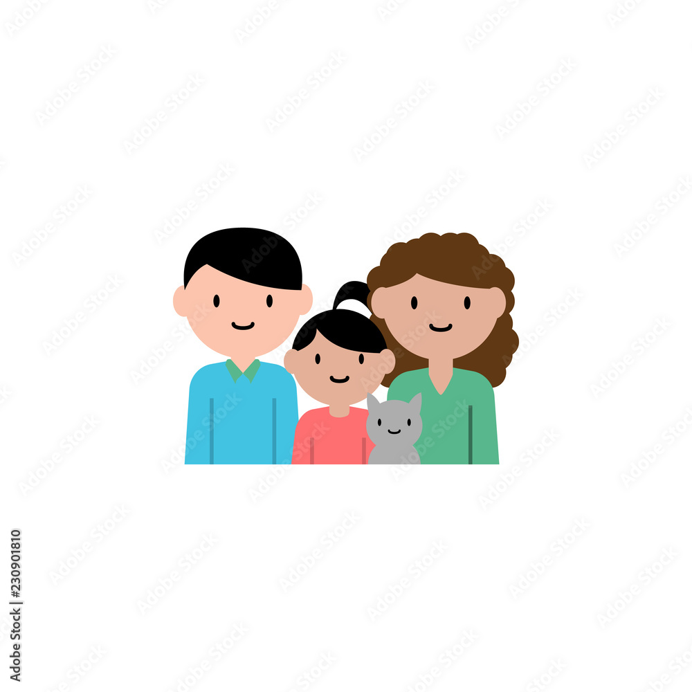 family, cat cartoon icon. Element of family cartoon icon for mobile concept and web apps. Detailed family, cat icon can be used for web and mobile family, cat cartoon icon. Element of family cartoon icon for mobile concept and web apps. Detailed family, cat icon can be used for web and mobile