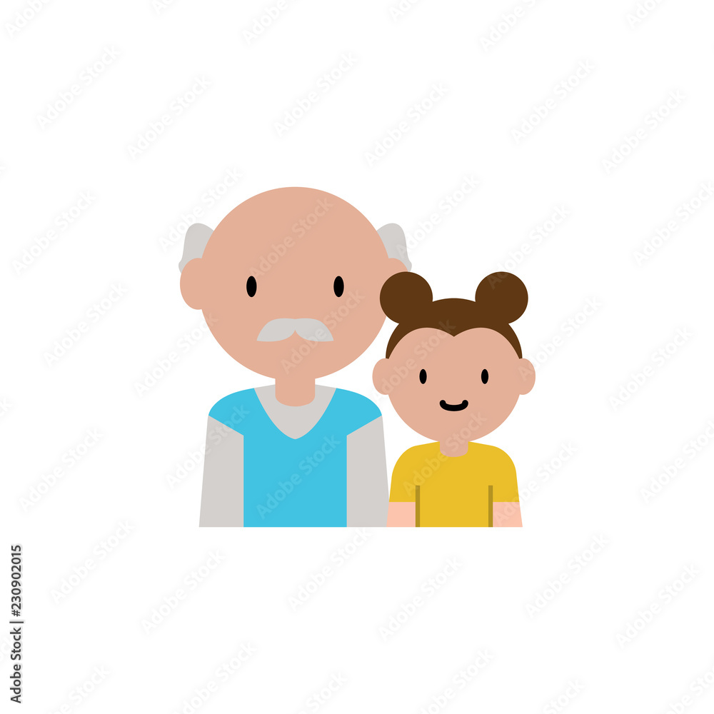 grandfather, granddaughter cartoon icon. Element of family cartoon icon for mobile concept and web apps. Detailed grandfather, granddaughter icon can be used for web and mobile grandfather, granddaughter cartoon icon. Element of family cartoon icon for mobile concept and web apps. Detailed grandfather, granddaughter icon can be used for web and mobile