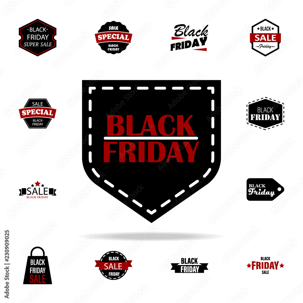 Black Friday Sale Abstract icon. black friday icons universal set for web and mobile