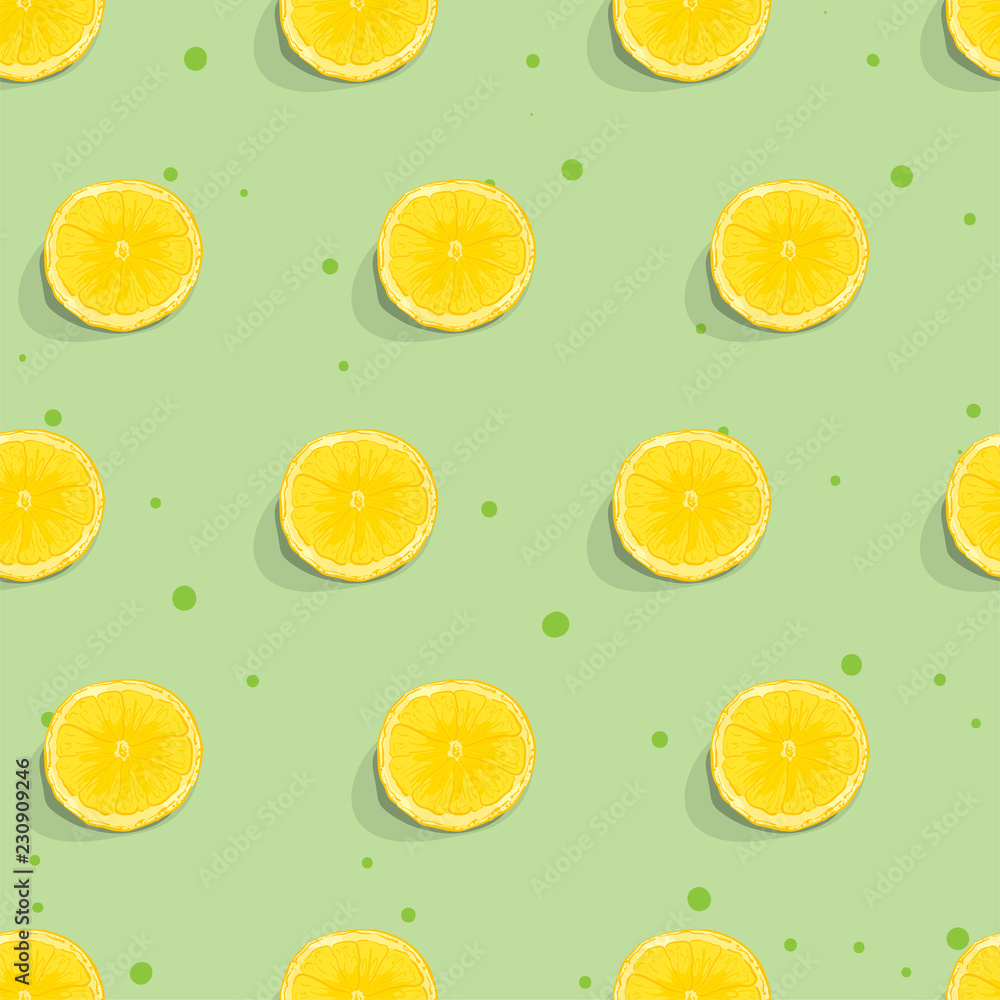 fruit pattern background graphic lemon