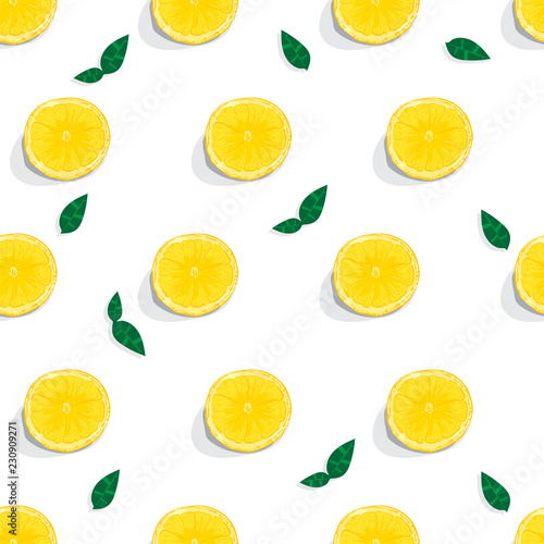 fruit pattern background graphic lemon