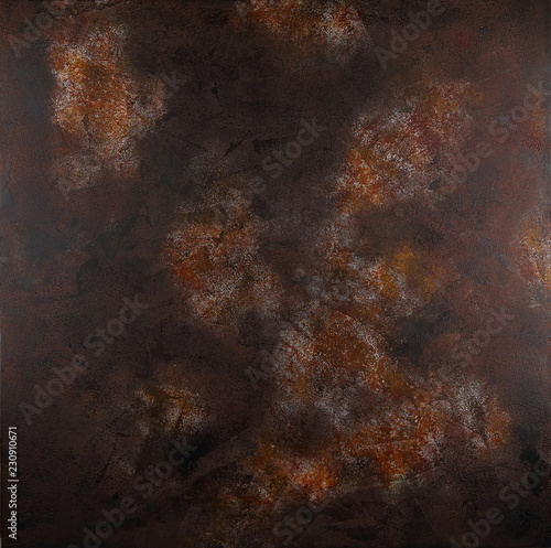 Abstract dark brown cement background  vintage grunge texture. Concrete.