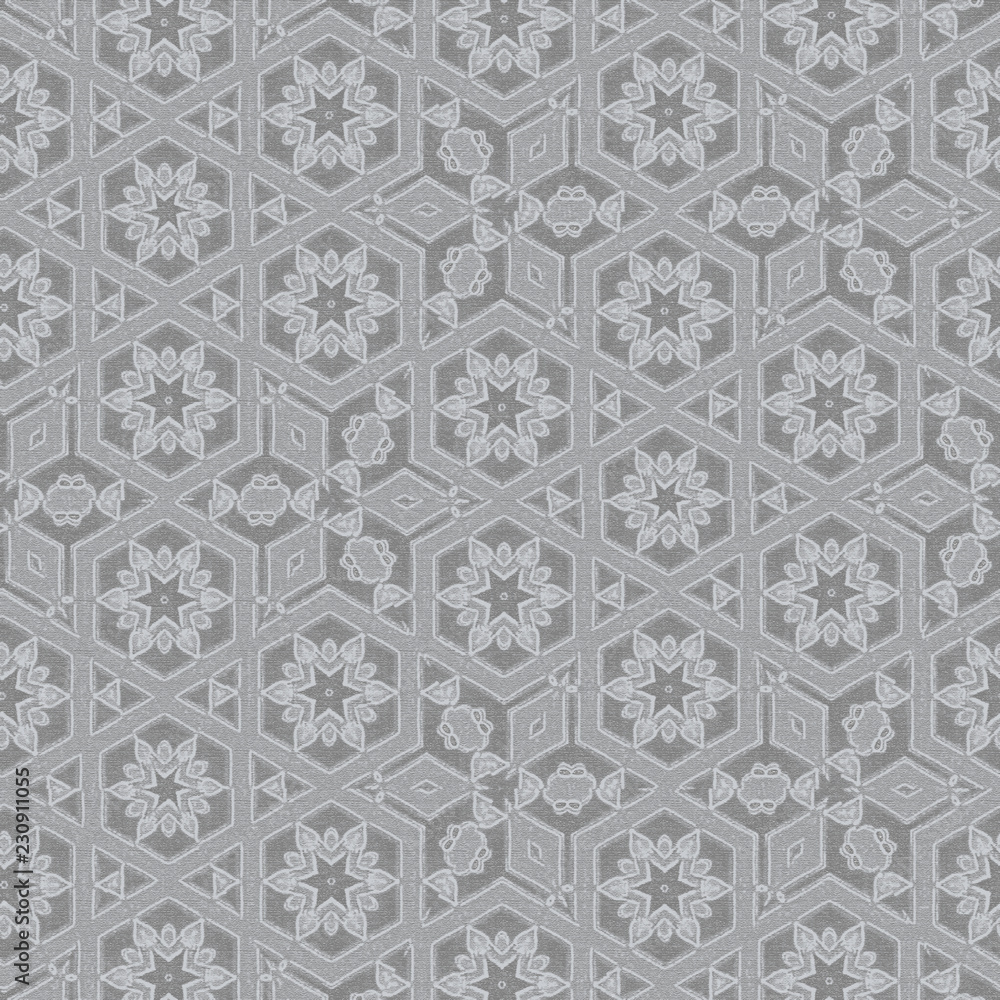 continuous wallpaper or fabric pattern
