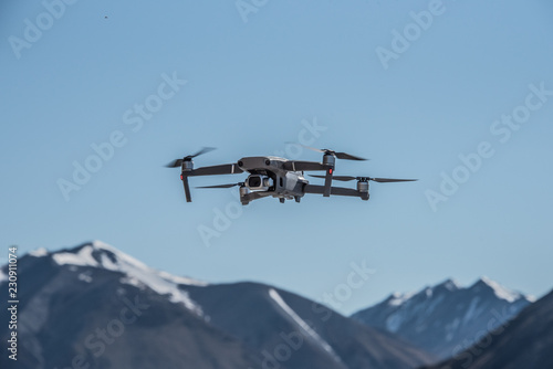 Fototapeta Naklejka Na Ścianę i Meble -  Drone in the mountains