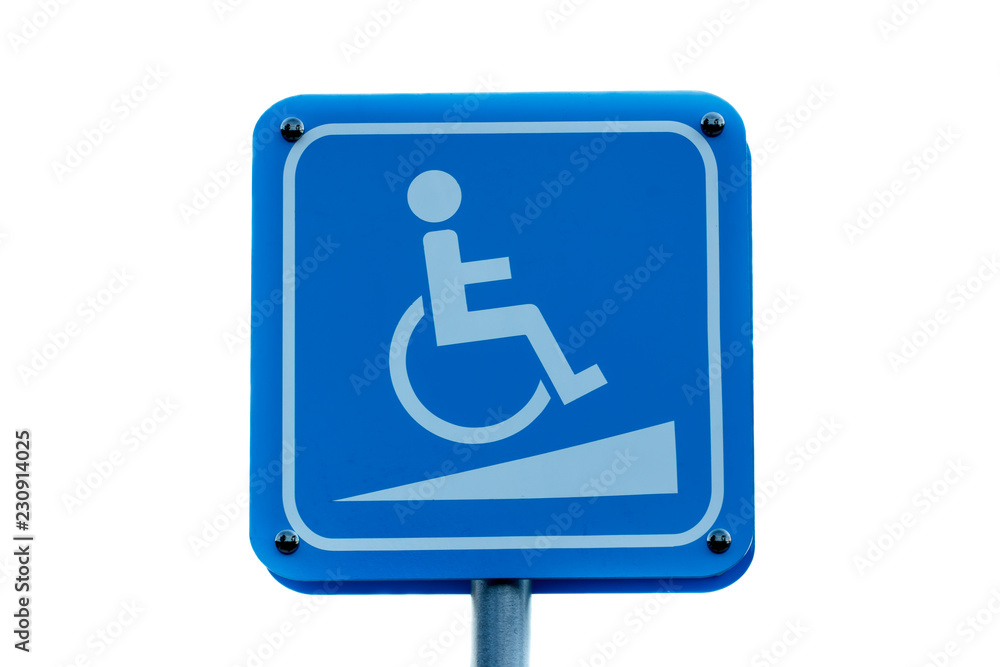 Signs ramp for disabled Signs ramp for disabled