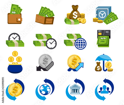 Value money and use it circulate in the economy. Exchange for savings in bank.