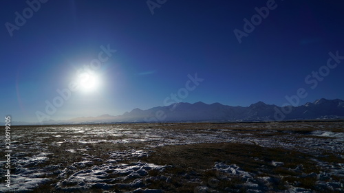 Pamir, mountains, glacier, high plateau