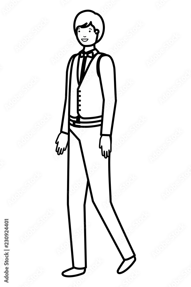 young business man avatar character young business man avatar character
