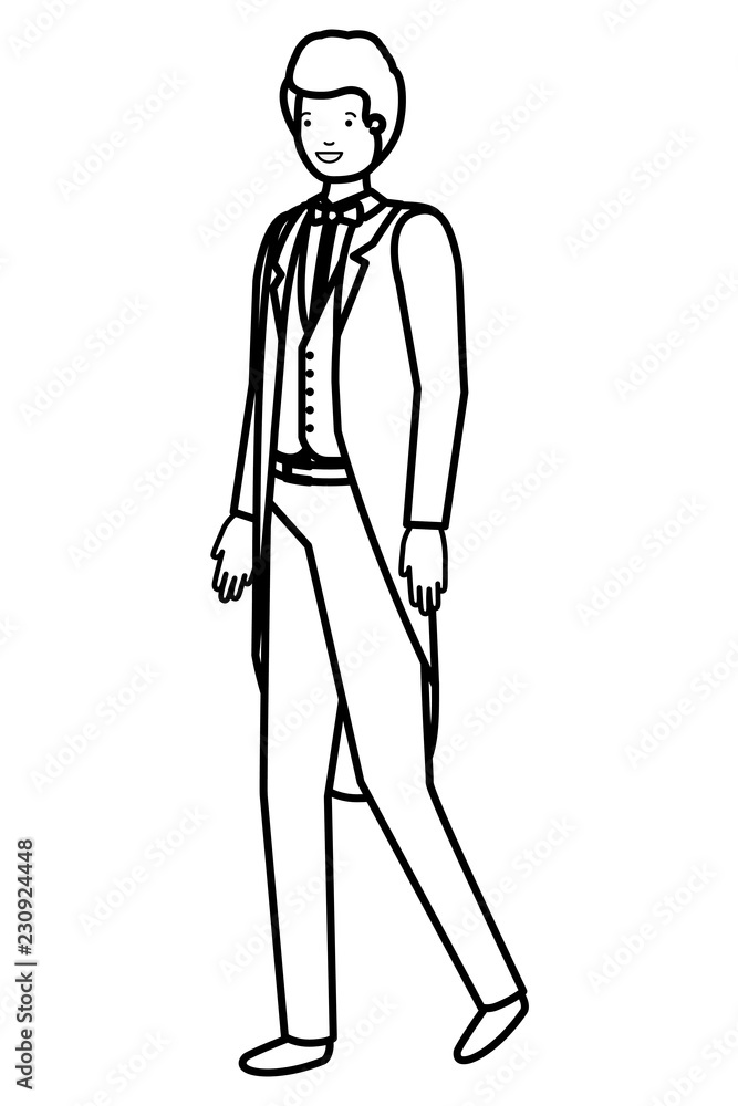 young business man avatar character young business man avatar character