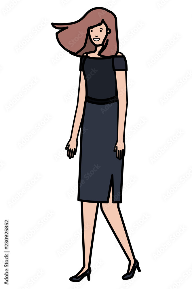 business woman avatar character business woman avatar character