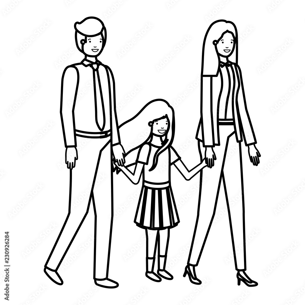 parents couple with daugether avatar character parents couple with daugether avatar character