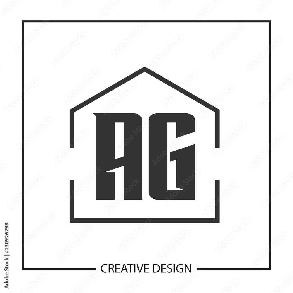 Initial Letter AG Logo Template Design Vector Illustration Initial Letter AG Logo Template Design Vector Illustration