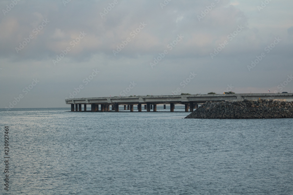 bridge on sea