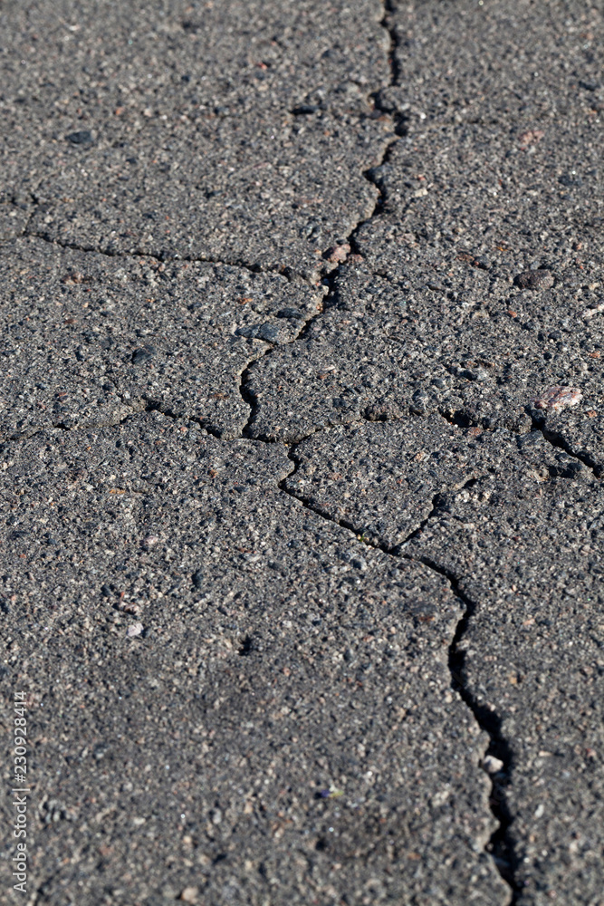 Obraz premium dark asphalt road